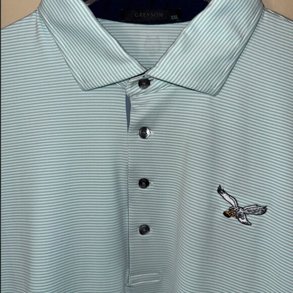 Greyson x Philadelphia Eagles Performance Polo XXL | Golf Shirt NWT - Picture 3 of 9